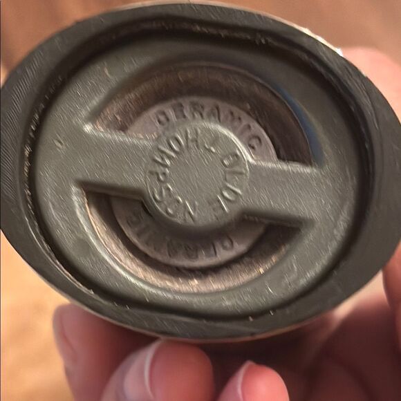 Olde Thompson Chrome Silver Salt Shaker and Peppermill - Picture 3 of 7